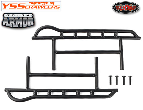 RC4WD Tough Armor Steel Side Sliders w/Bump for Gelande II (D90)