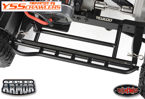 RC4WD Tough Armor Steel Side Sliders w/Bump for Gelande II (D90)