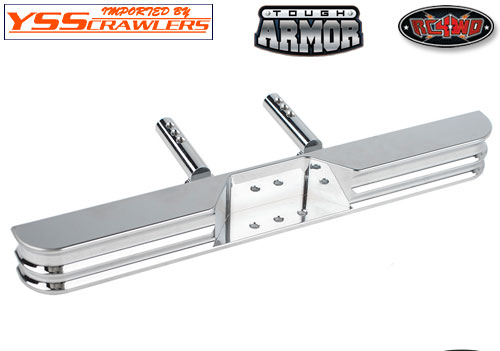 RC4WD Tough Armor Rear Step Bumper for Toyota Pickups/4Runner (Chrome)