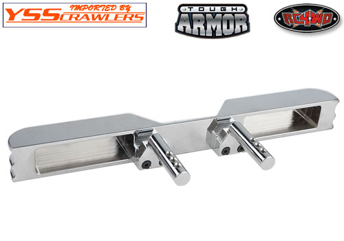RC4WD Tough Armor Rear Step Bumper for Toyota Pickups/4Runner (Chrome)