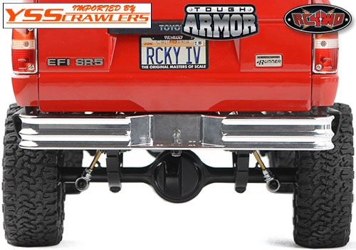 RC4WD Tough Armor Rear Step Bumper for Toyota Pickups/4Runner (Chrome)