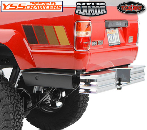 RC4WD Tough Armor Rear Step Bumper for Toyota Pickups/4Runner (Chrome)