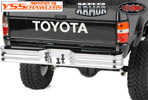 RC4WD Tough Armor Rear Step Bumper for Toyota Pickups/4Runner (Chrome)