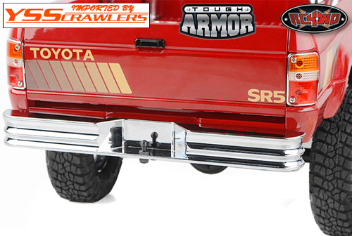 RC4WD Tough Armor Rear Step Bumper for Toyota Pickups/4Runner (Chrome)