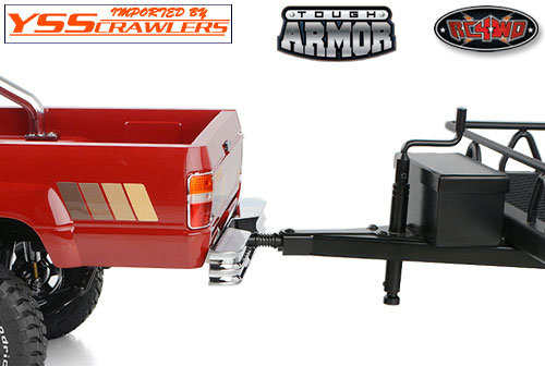 RC4WD Tough Armor Rear Step Bumper for Toyota Pickups/4Runner (Chrome)