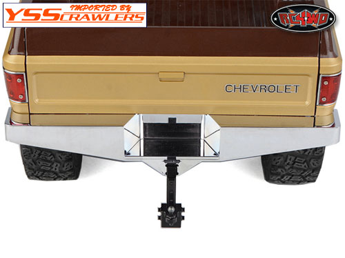 RC4WD Aluminum Rear Bumper W/ Hitch Mount for Chevrolet Blazer and K10