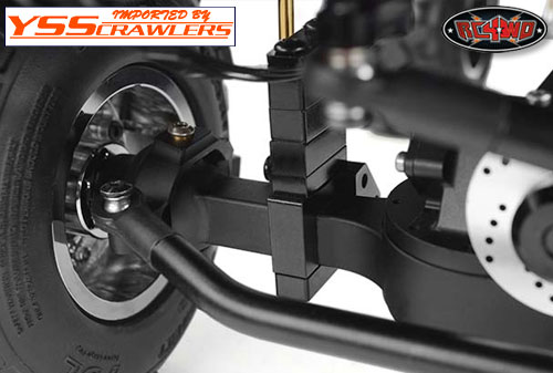 RC4WD Link and Leaf Spring Mounts for Blackwell Scale Machined Axle V2 (Front)