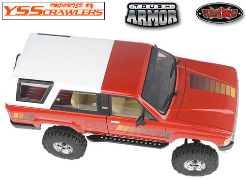 RC4WD Tough Armor Sliders w/ Rear Step for 1985 Toyota Pickup/4runner