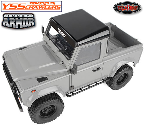 RC4WD Tough Armor Steel Side Sliders for Gelande II (D90)