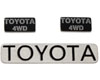 RC4WD メタルエンブレム For 1985/1987 エクストラキャブ！[Hilux-XtraCab]