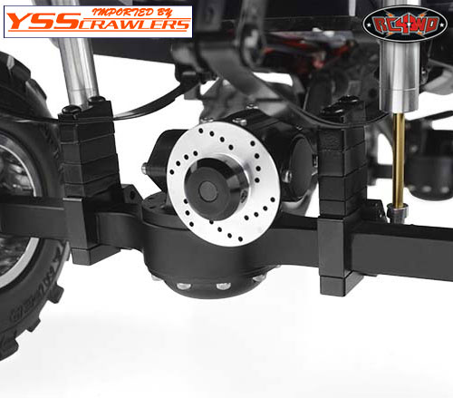 RC4WD Link and Leaf Spring Mounts for Blackwell Scale Machined Axle V2 (Rear)