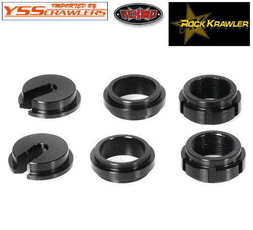 RC4WD Lower, Center and Threaded Spring Retainer for Rock Krawler RRD Shocks