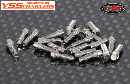 RC4WD Miniature Scale Hex Bolts [M2 x 6mm][Silver]