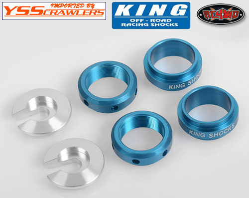 RC4WD Lower, Center and Threaded Spring Retainer for King Offroad Shocks