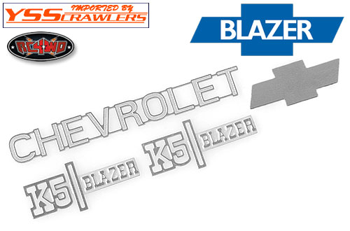 RC4WD Chevrolet Blazer Metal Emblem Set!