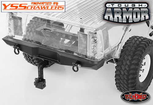 RC4WD Tough Armor Machined Rear Bumper for Toyota Tacoma!