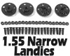 RC4WD Narrow Stamped Steel Wheel Pin Mount 5-Lug for 1.55" Landi
