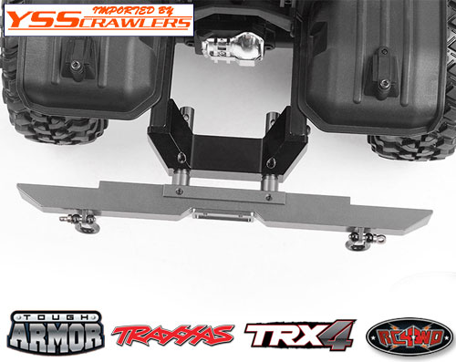 RC4WD TOUGH ARMOR REAR BUMPER FOR TRAXXAS TRX-4 (GUNMETALl)