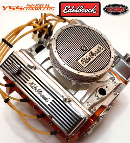 RC4WD 1/10 Edelbrock エンジンブロックキット！