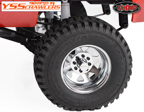 >RC4WD 8 Lug Deep Dish Wagon 1.9 Steel Stamped Beadlock Wheels (Chrome)