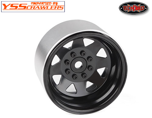 >RC4WD 8 Lug Deep Dish Wagon 1.9 Steel Stamped Beadlock Wheels (Black)
