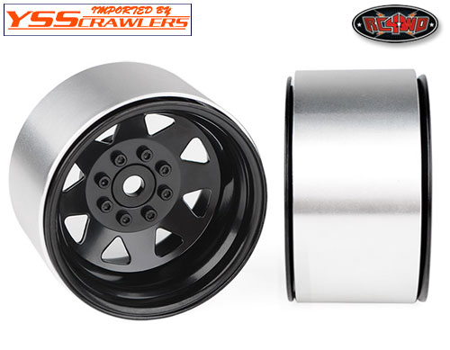 >RC4WD 8 Lug Deep Dish Wagon 1.9 Steel Stamped Beadlock Wheels (Black)