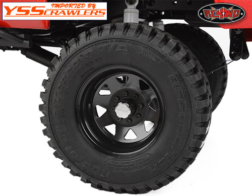 >RC4WD 8 Lug Deep Dish Wagon 1.9 Steel Stamped Beadlock Wheels (Black)