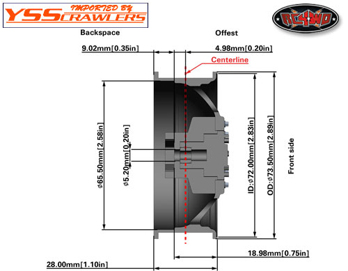 RC4WD Hauler 2.6 Front Wheels