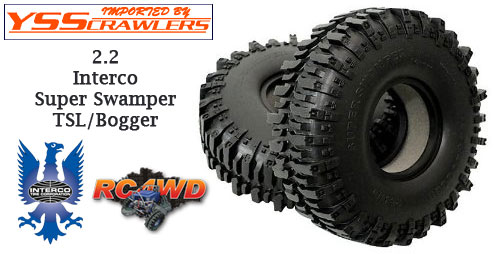 RC4WD インタレコ スーパースワンパー TSL/ボガー2.2 スケールタイヤ