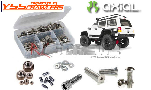 Search: RC Screwz Stainless Steel Hex Screw Kit for SCX10 - Wrangler Jeep Rubicon JK!