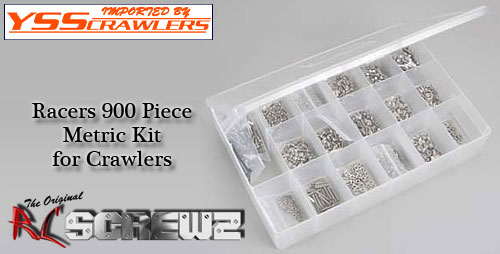 Racers 900 Piece Metric Kit for Crawlers