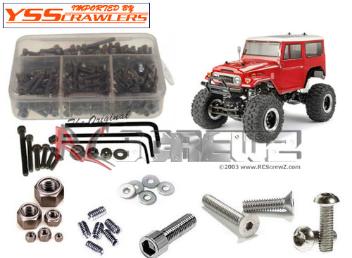 RC Screwz ステンレス六角ビスセット For Tamiya ランクル CR-01 