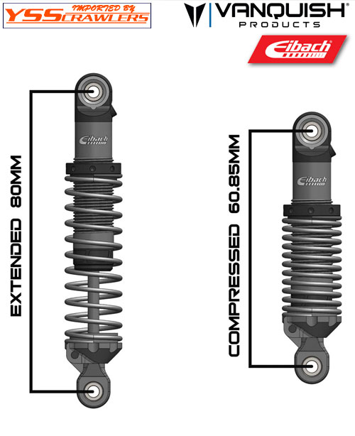 Incision Eibach S8E 80mm Scale Shock