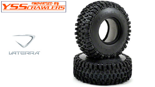 Vaterra Race Claw 1.9 Rock Crawler Tires w/Inserts (2) #VTR43001
