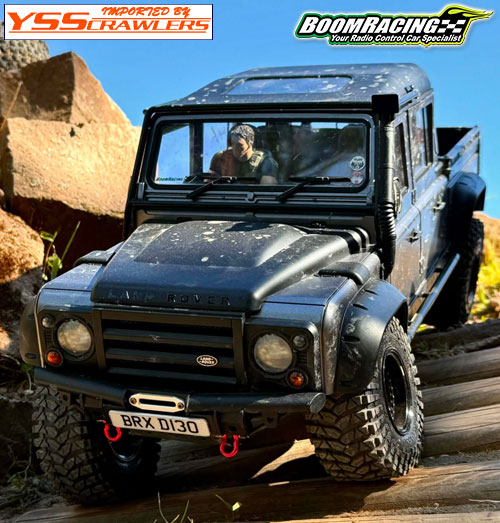 BR Hand-Welded Steel Rock Slider Side Steps for BRX02 D130