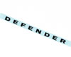 BR 「DEFENDER」メタルエンブレム [ブラック] for ディフェンダーボディー！[BRX02]