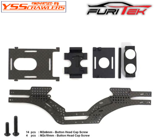 Furitek Cayman Pro 4x4 Carbon Fiber Frame w/Aluminum Skid Plate