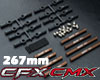 MST CMX Alum. link set (267mm) (brown)! [Reserv]