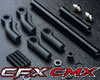 YSS アルミステアリングリンクセット ブラック for MST CMX CFX！