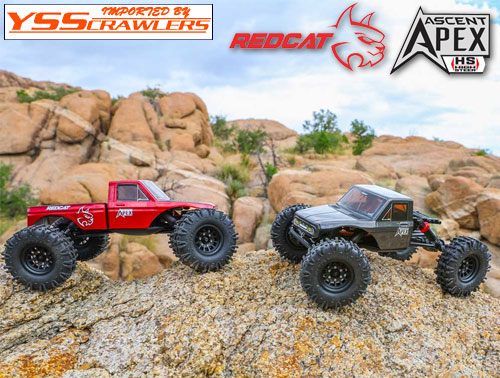 レッドキャット アセント-18 Apex ピックアップトラック 1/18 ブラシレス LCGロッククローラー[RTR][各色]