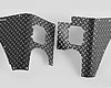 RC4WD Rear Diamond Plates Corner Set for Tamiya JEEP [Black]