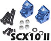 Boom Racing Aluminum AR44 Link Mounts for SCX10 II (2) Blue