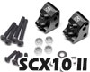 Boom Racing Aluminum AR44 Link Mounts for SCX10 II (2) Black