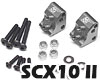 Boom Racing Aluminum AR44 Link Mounts for SCX10 II (2) GunMetal