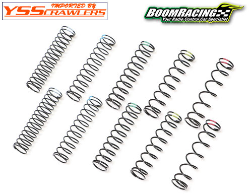 Boom Racing KUDU™ Shock Springs 55mm Set (Super Hard, Hard, Medium, Soft, Super Soft) (10)