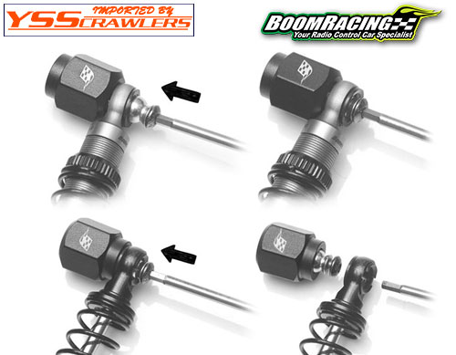 Boom Racing KUDU 80mm Coilover Scale Shock Absorbers (2)