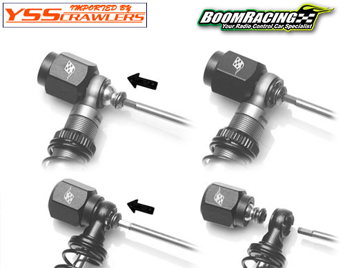 Boom Racing Joint Retainers for KUDU Shocks (10) for BRX02 109