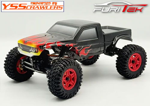 YSS Furitek 1/18 テラコンプクローラー /Komodo Unity RTR！[ブラック炎]