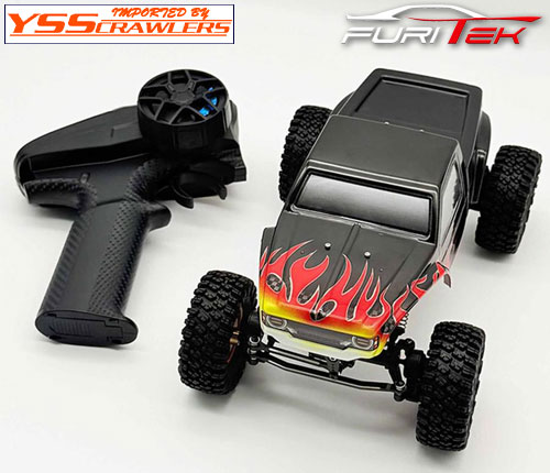 Furitek Terra Comp 1/18 RTR Micro Rock Crawler w/Komodo Unity(BK)