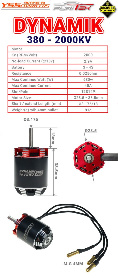 Furitek Dynamik 380 motor